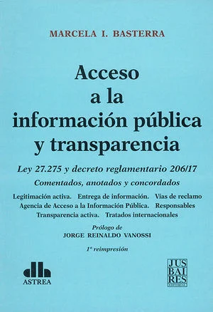 Acceso a la información pública y transparencia