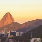 Brown Mountains During Golden Hour