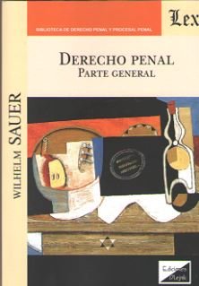 Derecho Penal Parte General Sauer, Wilhelm