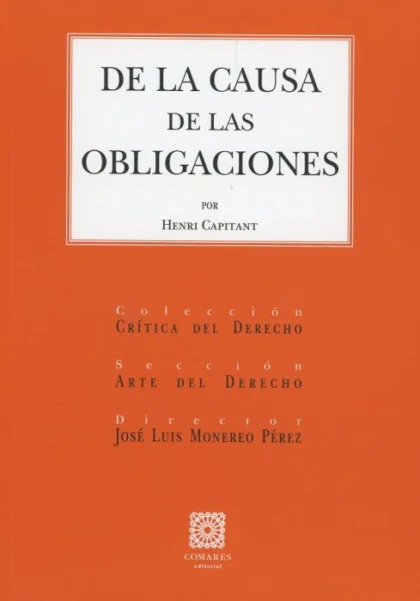 De la causa de las obligaciones