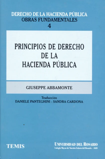 Principios de derecho de la hacienda pública