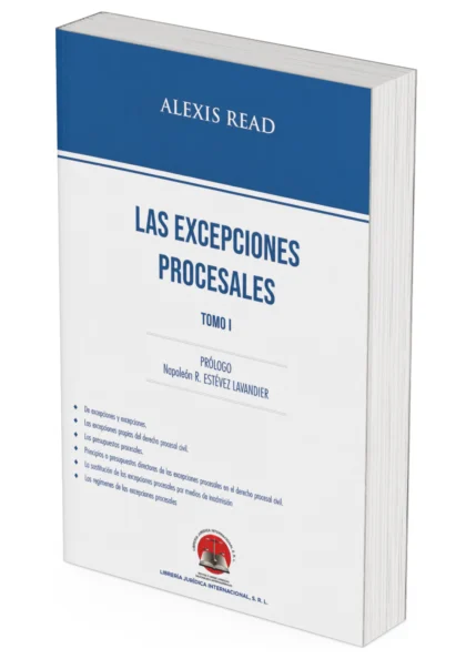 Las excepciones procesales, Tomo I.
