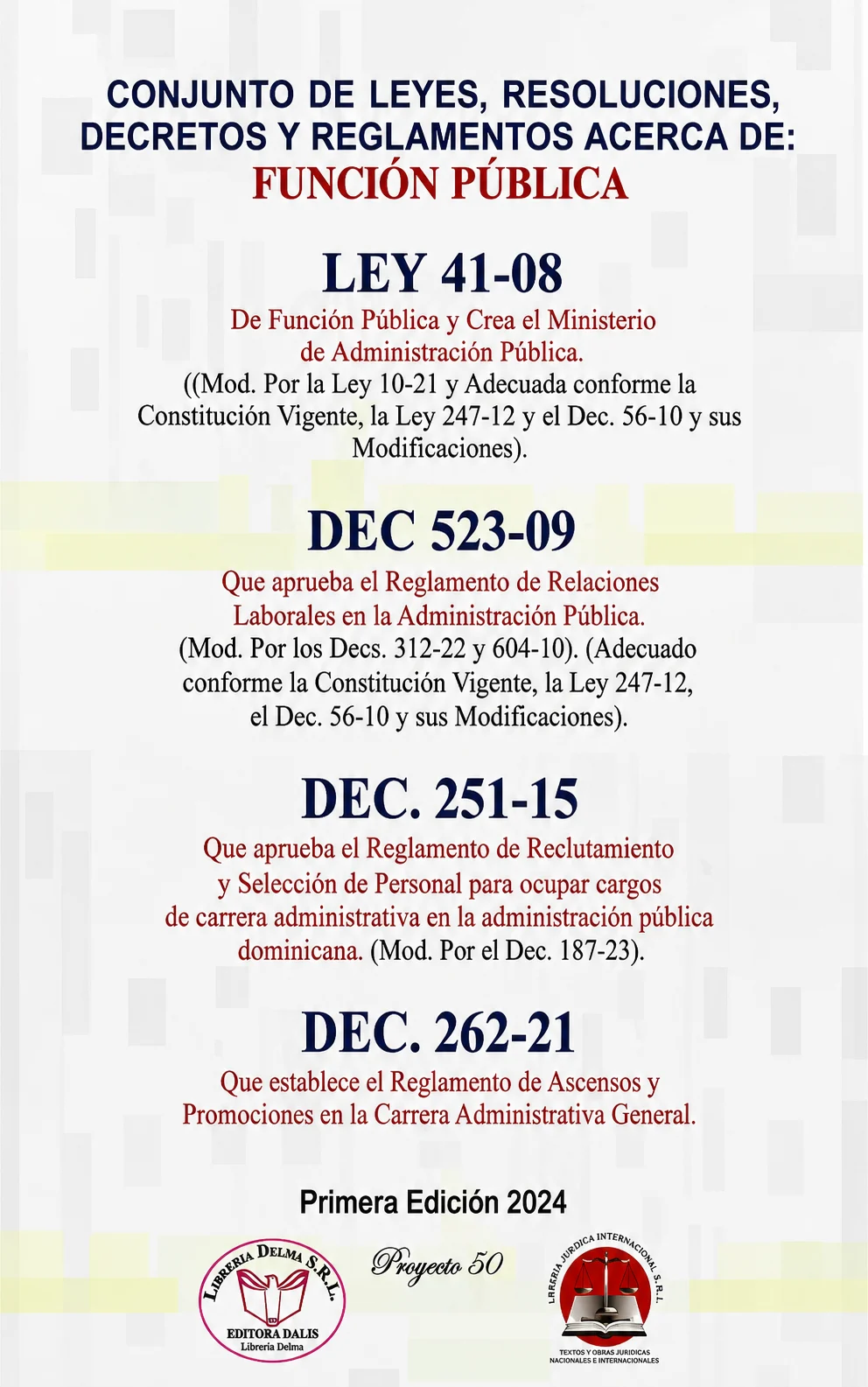 Ley de Función Pública, Ley 41-08