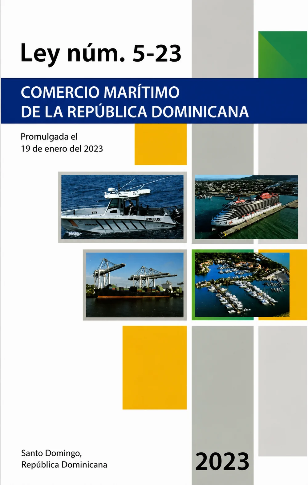 Ley núm. 5-23 de Comercio Marítimo de la República Dominicana