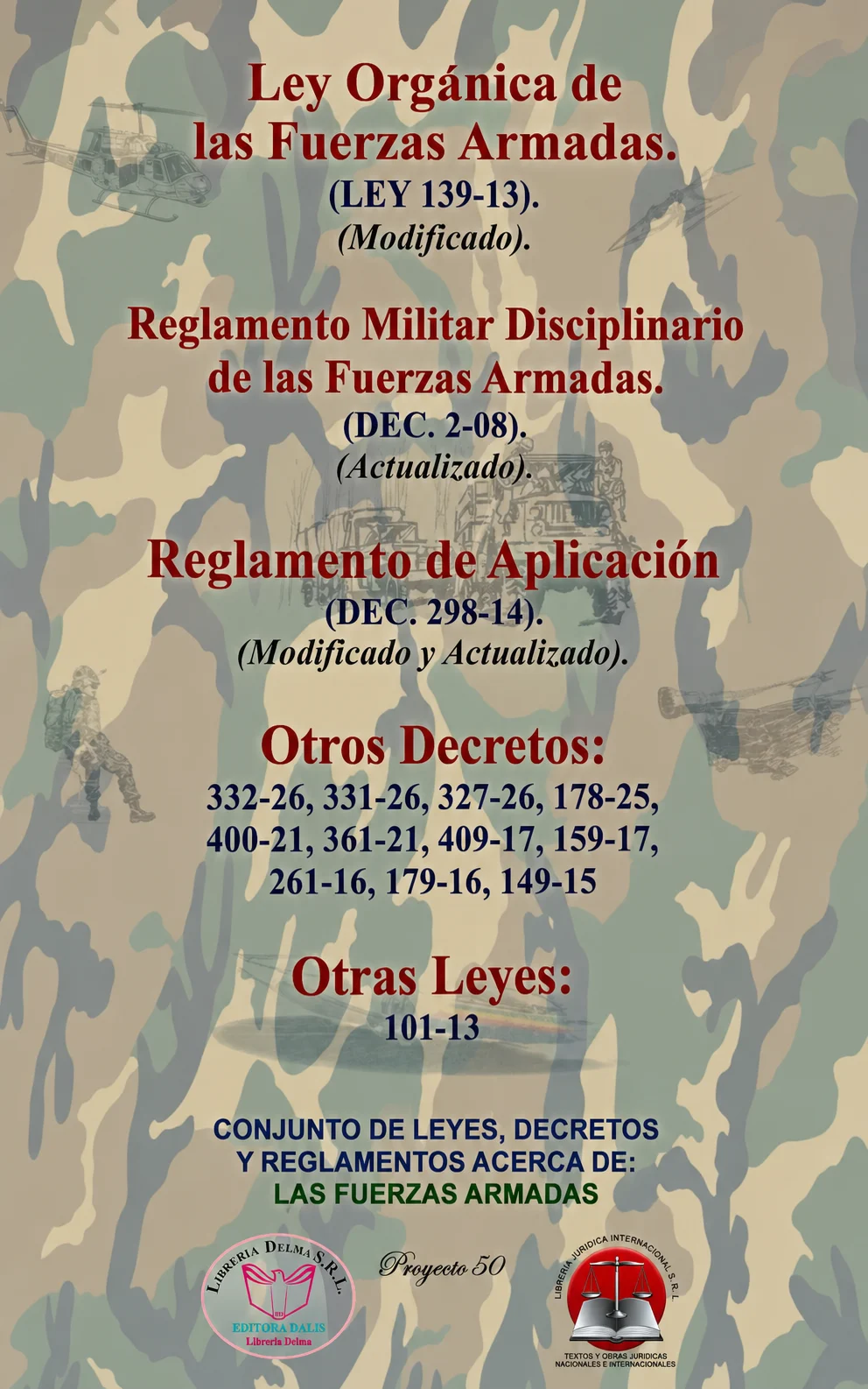 Ley Orgánica de las Fuerzas Armadas. (LEY 139-13).