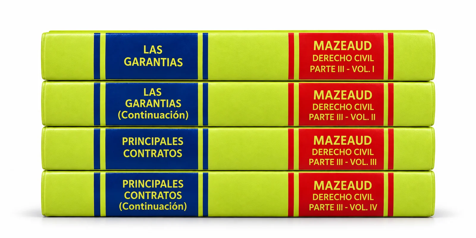 Lecciones de Derecho Civil — Parte Tercera (4 volúmenes)