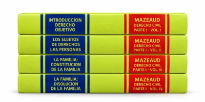Lecciones de Derecho Civil — Parte Primera, cuatro volúmenes Mazeaud