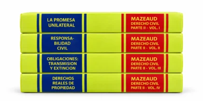 Lecciones de Derecho Civil — Parte Segunda, cuatro volúmenes Mazeaud
